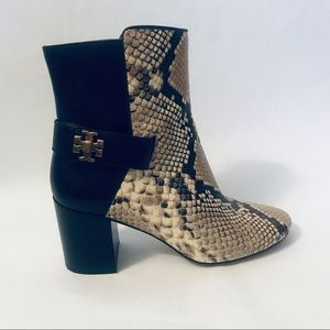 Tory Burch Snakeskin Kira Bootie